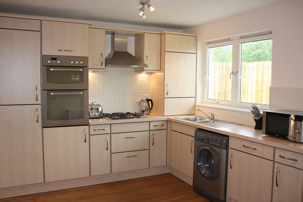 The kitchen at Jamieson House, Self-catering accommodation, Aviemore, Scotland